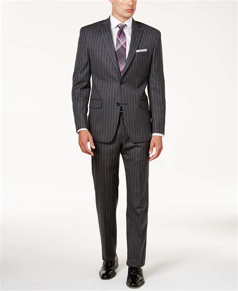 michael kors pinstripe suit